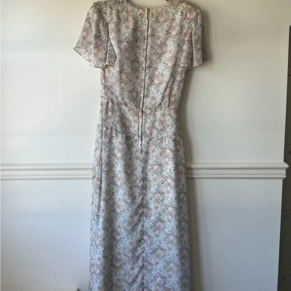 Scott McClintock floral Flutter Sleeve Maxi Dress - Picture 2 of 7